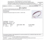 18CT WHITE GOLD CHANNEL SET DIAMOND DRESS RING VALUED @ $1699