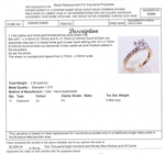 9CT YELLOW & WHITE GOLD THICKENED TOP STYLE DIAMOND DRESS RING VALUED @ $2899