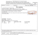 9CT YELLOW GOLD DIAMOND CROSSOVER PATTERN HINGED BANGLE VALUED @ $3499