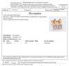 9CT YELLOW GOLD DIAMOND STUD EARRINGS VALUED @ $1199