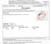 18CT YELLOW & WHITE GOLD BEZEL SET DIAMOND DRESS RING VALUED @ $5499