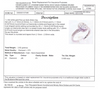 9CT WHITE GOLD FLOW UP STYLE DIAMOND DRESS RING VALUED @ $2799