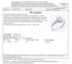 9CT WHITE GOLD FLOW UP STYLE DIAMOND DRESS RING VALUED @ $2799