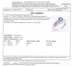 18CT WHITE GOLD SAPPHIRE & DIAMOND DRESS RING VALUED @ $5399