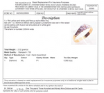 18CT YELLOW & WHITE GOLD EUROPEAN CUT DIAMOND DRESS RING VALUED @ $1399