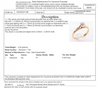 18CT YELLOW & WHITE GOLD POINTED SHOULDER DIAMOND DRESS RING VALUE @ $2099