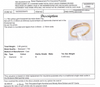 18CT YELLOW GOLD CHANNEL SET DIAMOND DRESS RING VALUED @ $2899
