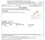 18CT YELLOW & WHITE GOLD WRAP AROUND STYLE DIAMOND DRESS RING VALUED @ $1399