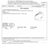 9CT WHITE GOLD FLOW UP STYLE DIAMOND DRESS RING VALUED @ $1599