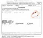 18CT YELLOW GOLD FORGED UP STYLE DIAMOND DRESS RING VALUED @ $2699