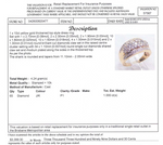10CT YELLOW GOLD THICKENED TOP DIAMOND DRESS RING VALUED @ $3399