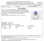 18CT YELLOW & WHITE GOLD SAPPHIRE & DIAMOND DRESS RING VALUED @ $7299