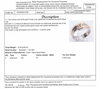 14CT YELLOW & WHITE GOLD CROSS OVER PATTERN DIAMOND DRESS RING VALUED @ $4199