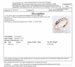 9CT YELLOW GOLD CURVE PATTERN DIAMOND DRESS RING VALUED @ $1499