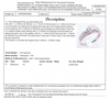 10CT WHITE GOLD FLOW UP STYLE DIAMOND DRESS RING VALUED @ $2599