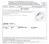 18CT WHITE GOLD THICKENED TOP STYLE DIAMOND DRESS RING VALUED @ $3699