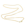9ct YELLOW GOLD 45cm FINE CURB LINK CHAIN