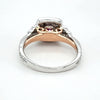 REDUCED! 14ct GOLD PINK SAPPHIRE & DIAMOND RING TDW 0.98cts VALUED $5299