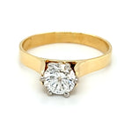 REDUCED! 18ct YELLOW AND WHITE GOLD DIAMOND RING TDW 1.10cts VALUED $24,999