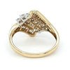 REDUCED! 9ct GOLD DIAMOND WRAP AROUND STYLE RING TDW 0.70cts VALUED $2399