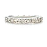 14ct WHITE GOLD & DIAMOND ETERNITY STYLE RING TDW 0.50cts VALUED $1299