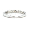 14ct WHITE GOLD & DIAMOND ETERNITY STYLE RING TDW 0.50cts VALUED $1299