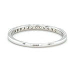 14ct WHITE GOLD & DIAMOND ETERNITY STYLE RING TDW 0.25cts VALUED $1299