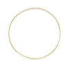 9ct YELLOW GOLD 65mm ROUND SOLID BANGLE