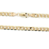 10ct YELLOW GOLD 55cm LONG CURB LINK CHAIN