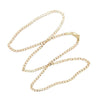 9ct YELLOW GOLD 45cm FLAT CURB LINK CHAIN