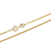 9ct YELLOW GOLD 40cm FINE CURB LINK CHAIN