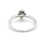 9ct WHITE GOLD & DIAMOND CLUSTER DRESS RING TDW 0.30cts VALUED $1199