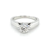 18ct WHITE GOLD & DIAMOND SOLITAIRE DRESS RING TDW 1.00cts VALUED $8499
