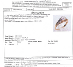 18CT YELLOW GOLD & PLATINUM SCROLL FILIGREE DIAMOND  DRESS RING VALUED @ $1699