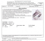 10CT WHITE GOLD WRAP AROUND STYLE DIAMOND BRIDAL SET VALUED @ $1999