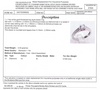 14CT WHITE GOLD THICKENED TOP DIAMOND DRESS RING VALUED @ $3099