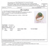 10CT YELLOW GOLD THICKENED TOP JADEITE DRESS RING VALUED @ $1499