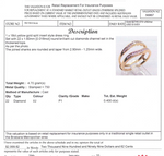 18CT YELLOW GOLD SPLIT INSERT STYLE DIAMOND DRESS RING VALUED @ $2999