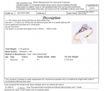 18CT YELLOW & WHITE GOLD FLOW UP STYLE DIAMOND DRESS RING VALUED @ $1899