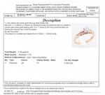 9CT YELLOW & WHITE GOLD FLOW UP STYLE DIAMOND DRESS RING VALUED @ $1899