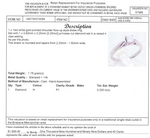 14CT WHITE GOLD POINTED SHOULDER DIAMOND DRESS RING VALUED @ $1999