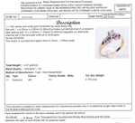 14CT YELLOW & WHITE GOLD THICKENED TOP STYLE DIAMOND DRESS RING VALUED @ $4499
