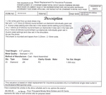 9CT WHITE GOLD FLOW UP STYLE DIAMOND DRESS RING VALUED @ $4099