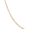 9CT YELLOW GOLD 55CM CURB LINK CHAIN