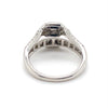18CT WHITE GOLD SPLIT SHOULDER DIAMOND DRESS RING VALUED @ $8699