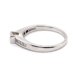 18CT WHITE GOLD THICKENED TOP STYLE DIAMOND DRESS RING VALUED @ $3699
