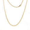 9CT YELLOW GOLD 45CM OVAL BELCHER LINK CHAIN