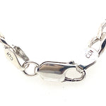 59CM SILVER SOLID CURB LINK CHAIN