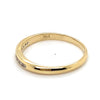 9CT YELLOW GOLD CHANNEL SET DIAMOND DRESS RING