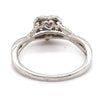 9CT WHITE GOLD CROSS OVER PATTERN DIAMOND DRESS RING VALUED @ $2099